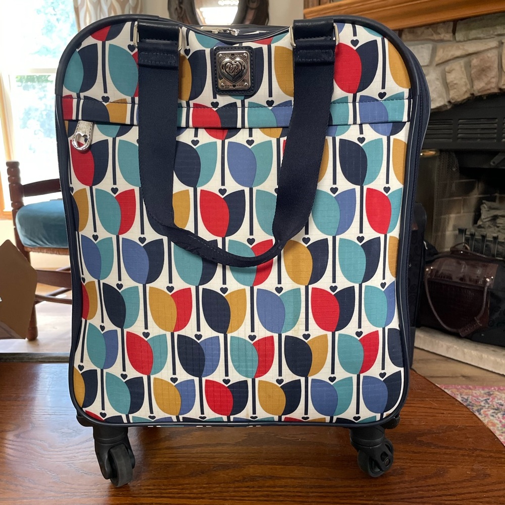 Colorful Tulip Pattern Rolling Tote
